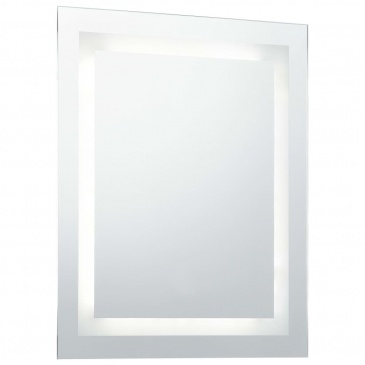Ścienne lustro łazienkowe z LED i czujnikiem dotyku, 50x60 cm