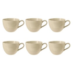 Seltmann beat color glaze zestaw 6 filiżanek do kawy 350 ml Seltmann beat color glaze zestaw 6 filiżanek do kawy 350 ml