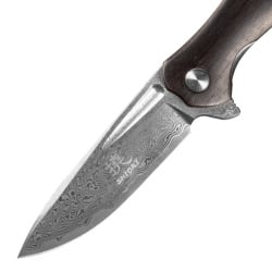 Shiori 撓 Mori - nóż myśliwski ze stali damasceńskiej