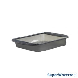 Silikonowa forma do ciasta Mastrad kwadratowa grafitowa