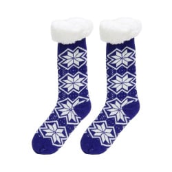 Skarpety damskie zimowe śnieżynki rozmiar 36-41 granatowe Skarpety damskie zimowe śnieżynki rozmiar 36-41 granatowe