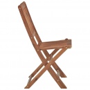 Składane krzesła ogrodowe, 6 szt., lite drewno akacjowe