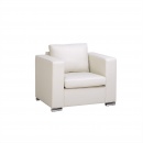 Skórzany fotel beżowy - sofa - Gabriele