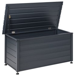 Skrzynia do przechowywania metal ciemnoszary campalto