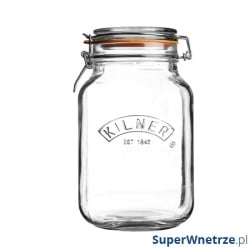Słoik 2l Kilner Square Clip Top Jar przezroczysty Słoik 2l Kilner Square Clip Top Jar przezroczysty