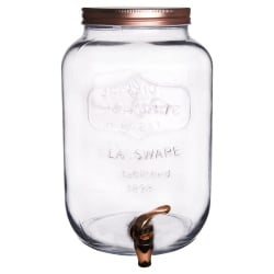 Słój słoik z kranikiem dystrybutor do napojów wody lemoniady soku  8,8 l