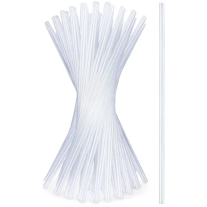 Słomki do napojów przezroczyste zestaw 50 szt. 22 cm