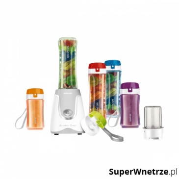 Smoothie Blender 3x600ml + 2x300 ml Sencor SBL 2500 biały