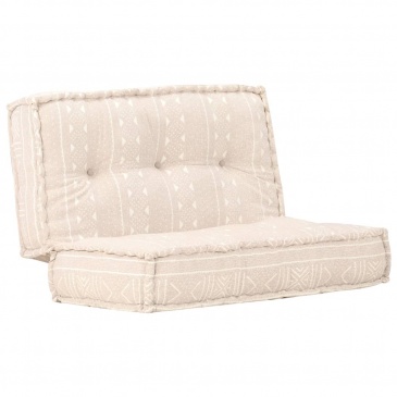 Sofa, 100x100x20 cm, tkanina, jasnobrązowa