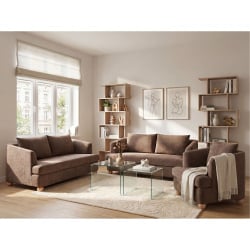 Sofa dla 3 osób RATTVIK Szenil Brązowy