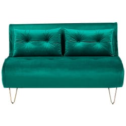 Sofa dwuosobowa vestfold ciemnozielony welur Sofa dwuosobowa vestfold ciemnozielony welur