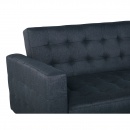 Sofa lewostronna ciemnoniebieska tapicerowana rozkładana ABERDEEN BLmeble