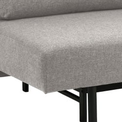 Sofa malling rozkładana szara jasna