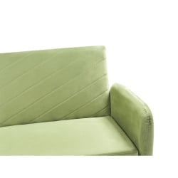 Sofa rozkładana senja oliwkowy welur Sofa rozkładana senja oliwkowy welur