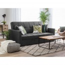 Sofa tapicerowana ciemnoszara GLOMMA