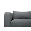Sofa tapicerowana ciemnoszara RAUMA