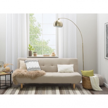 Sofa trzyosobowa tapicerowana beżowa Ventuno BLmeble