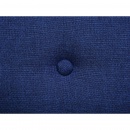 Sofa trzyosobowa tapicerowana ciemnoniebieska VISBY