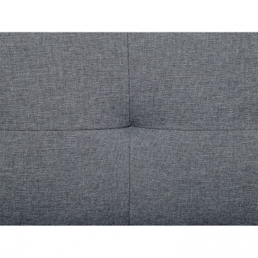 Sofa trzyosobowa tapicerowana ciemnoszara Ventuno