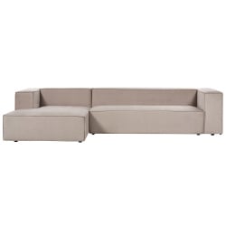 Sofa trzyosobowa vernon beżowoszary welur Sofa trzyosobowa vernon beżowoszary welur