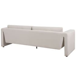 Sofa welurowa jasnobeżowa maunu Sofa welurowa jasnobeżowa maunu