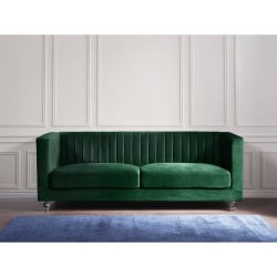 Sofa welurowa zielona ARVIKA Sofa welurowa zielona ARVIKA