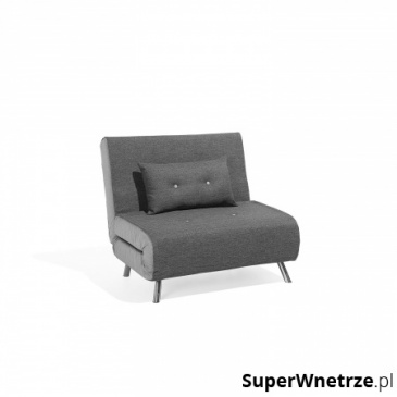 Sofa z funkcją spania ciemnoszara Nebbia