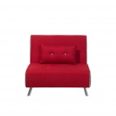 Sofa z funkcją spania czerwona Nebbia