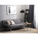 Sofa z funkcją spania jasnoszara - kanapa rozkładana - wersalka - Coluzzi