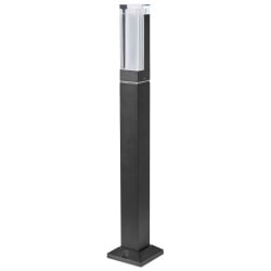 Stojąca lampa ogrodowa led awuna czarny