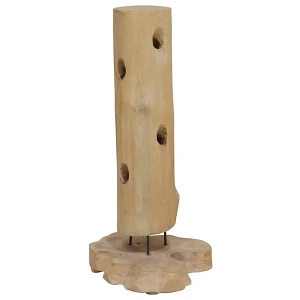 Stojak na 8 butelek wina, 40x30x80 cm, lite drewno tekowe Stojak na 8 butelek wina, 40x30x80 cm, lite drewno tekowe