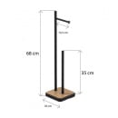 Stojak na papier toaletowy uchwyt wieszak wc zapas