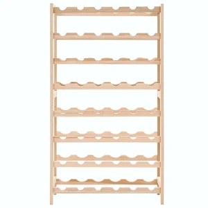 Stojak na wino z drewna cedrowego, 57,5 x 28 x 102 cm Stojak na wino z drewna cedrowego, 57,5 x 28 x 102 cm