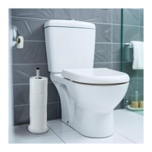 Stojak ZASOBNIK na papier toaletowy biały