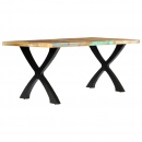 Stół do jadalni, 180x90x76 cm, lite drewno z odzysku