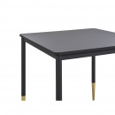 Stół do jadalni 80 x 80 cm czarny SHALFORD