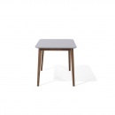 Stół do jadalni drewniany szary 118 x 77 cm Paolina BLmeble