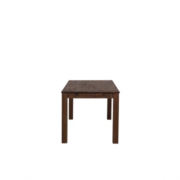 Stół do jadalni drewno ciemnobrązowy 150 x 85 cm 2 przedłużki MAXIMA