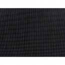 Stół granitowy czarny polerowany 180 cm z 6 czarnymi krzesłami - Efraim