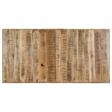 Stół jadalniany, 140 x 70 x 75 cm, lite, surowe drewno mango