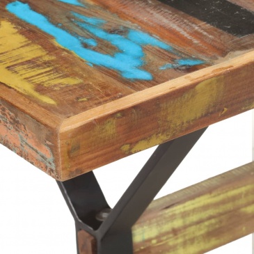 Stół jadalniany, 140 x 70 x 76 cm, lite drewno odzyskane