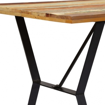 Stół jadalniany, 140 x 80 x 76 cm, z litego drewna z odzysku