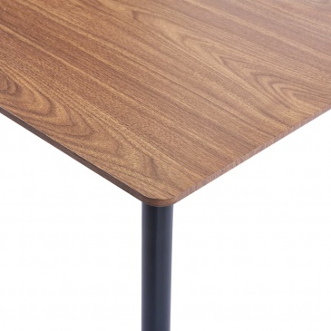 Stół jadalniany, brązowy, 200 x 100 x 75 cm, MDF