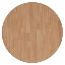 Stół jadalniany ze składanym blatem okrągły MDF biały