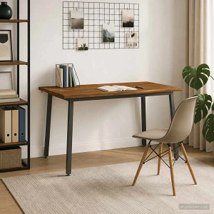 Stół jadalny z naturalną krawędzią 140 x 90 x 75 cm naturalny Stół jadalny z naturalną krawędzią 140 x 90 x 75 cm naturalny