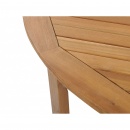 Stół ogrodowy akacjowy ø 150 cm jasne drewno TOLVE