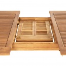 Stół ogrodowy drewniany 180/220 x 100 cm rozkładany Lorenzo