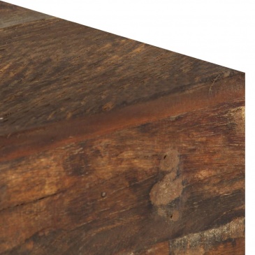 Stołek, 35x35x40 cm, lite drewno z odzysku