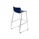 Krzesło barowe Techno niebieskie