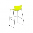 Krzesło barowe Techno, zielone